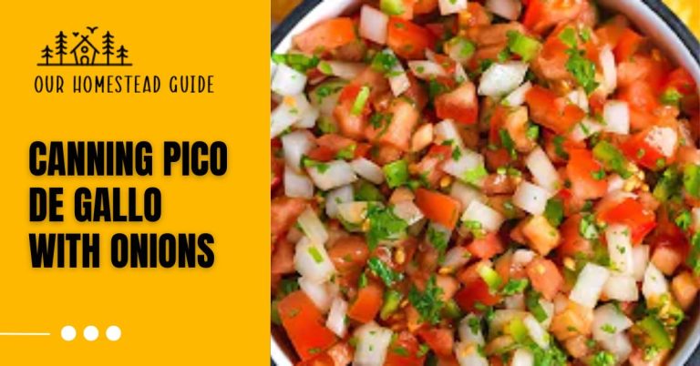 Canning Pico de Gallo with Onions: A Flavorful Journey