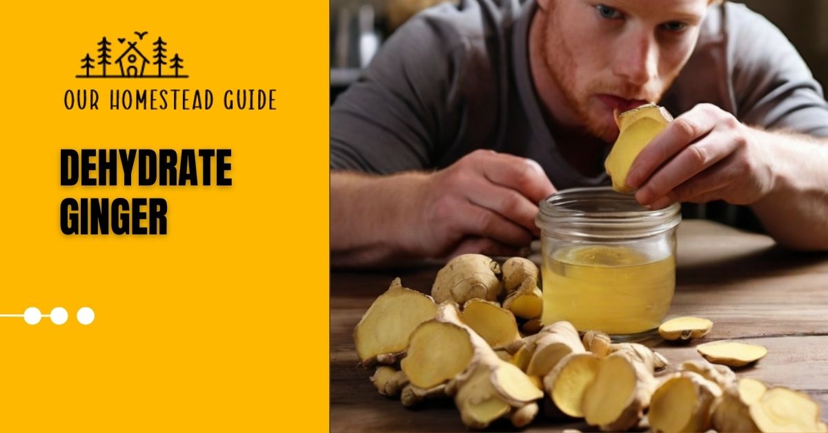 Dehydrate ginger